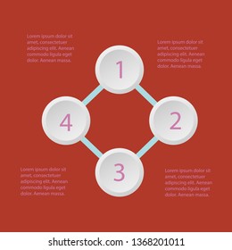 Infografics template. for your presentation. EPS 10.