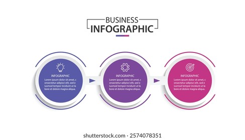 infograph, 3, step, journey, path, icon, process, line, design, vector, arrow, element, flow, diagram, road, graphic, chart, dot, concept, template, business, workflow, layout, number, presentation, w