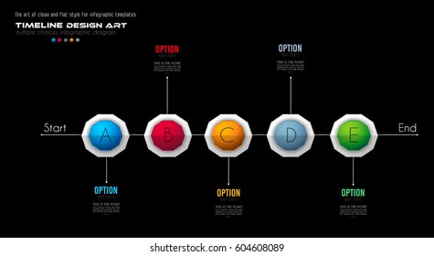 Infograph Brochure template with a lot of choices and a lot of infographic design elements and mockups.