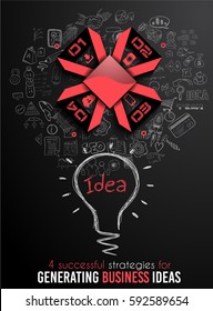 Infograph Brochure template with hand drawn sketches and a lot of infographic design elements and mockups. Ideal forTeamwork ideas, branstorming sessions and generic business plan presentationsl.