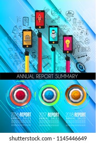 Infograph template with multiple choices and a lot of infographic design elements and mockups. Ranking elements to display product comparison, business plans and so on.