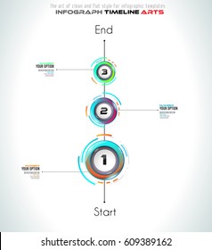 Infograph template with multiple choices and a lot of infographic design elements and mockups. Ranking elements to display product comparison, business plans and so on.