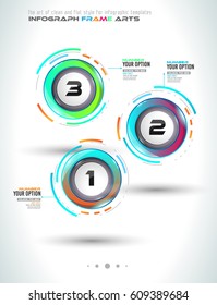 Plantilla de infografía con múltiples opciones y muchos elementos de diseño y maquetas de infografía. Elementos de clasificación para mostrar la comparación de productos, planes de negocios, etc.