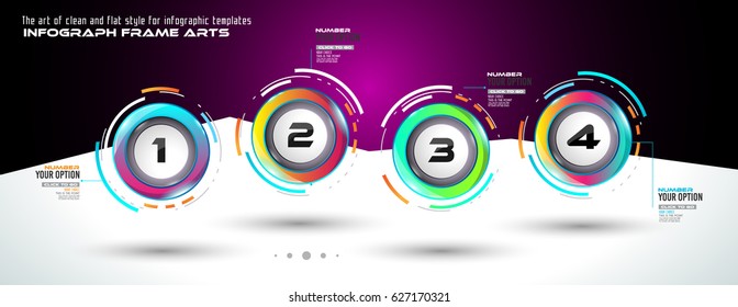 Infograph template with multiple choices and a lot of infographic design elements and mockups. Ranking elements to display product comparison, business plans and so on.