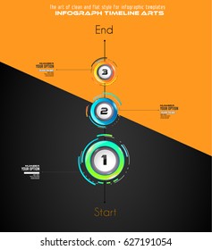 Infograph template with multiple choices and a lot of infographic design elements and mockups. Ranking elements to display product comparison, business plans and so on.