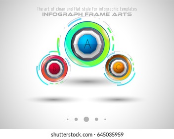 Infograph template with multiple choices and a lot of infographic design elements and mockups. Ranking elements to display product comparison, business plans and so on.