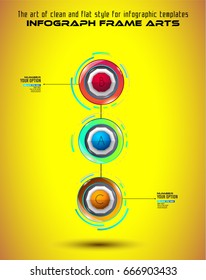 Infograph template with multiple choices and a lot of infographic design elements and mockups. Ranking elements to display product comparison, business plans and so on.