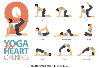 37 Heart opening yoga postures Images, Stock Photos & Vectors ...