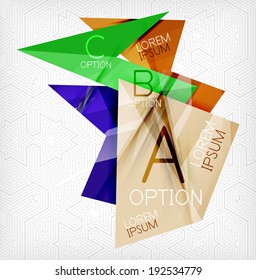 Infographic abstract background. For brochure, presentation, web background, print production