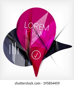 Infographic abstract background. For brochure, presentation, web background, print production