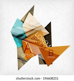 Infographic abstract background. For brochure, presentation, web background, print production