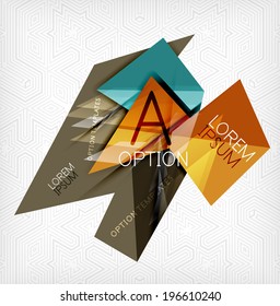 Infographic abstract background. For brochure, presentation, web background, print production