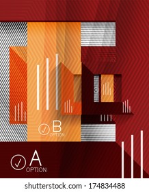 Infographic abstract background. For business presentation | technology | web design