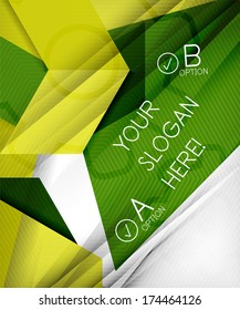 Infographic abstract background made of geometric shapes