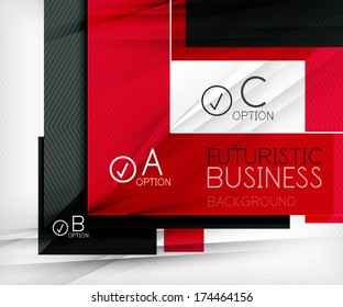 Infographic abstract background made of geometric shapes