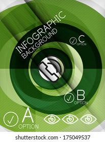 Infographic abstract background made of geometric shapes