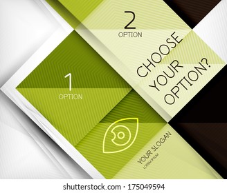 Infographic abstract background made of geometric shapes