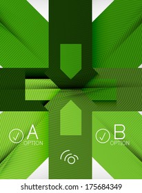 Infographic abstract background made of geometric shapes