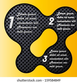 Infographic / Abstract Background / Metaball / Vector eps 10