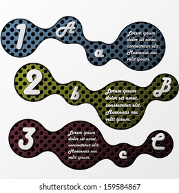 Infographic / Abstract Background / Metaball / Vector eps 10