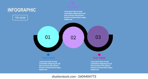 infographic, abstract blue purple yellow gradient background, business technology digital communication template, illustration element, future banner poster cover pattern creative vector design