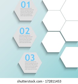 infographic abstract geometric 3d design 