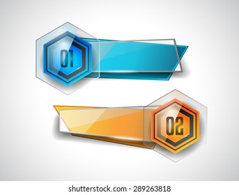 Infographic Abstract template with 4 choices glass buttons with shiny effect. Ideal for marketing and printed material, product classifications, ranking, business solutions