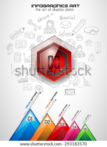 infographic abstract template multiple choices glass stock vector multiple choice template