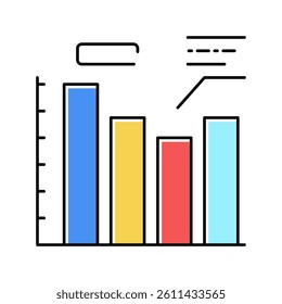 infographic analysis color icon vector. infographic analysis sign. isolated symbol illustration