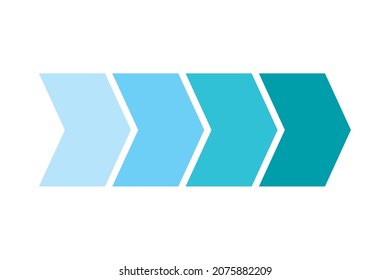 infographic arrow element icon on white background