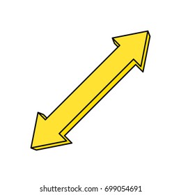 Infographic arrows symbol