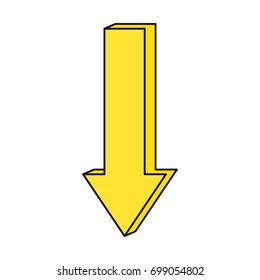 Infographic arrows symbol