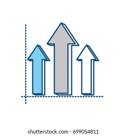 Infographic arrows symbol