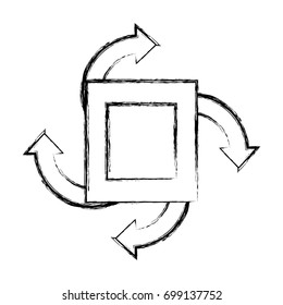 Infographic arrows symbol