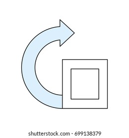 Infographic arrows symbol