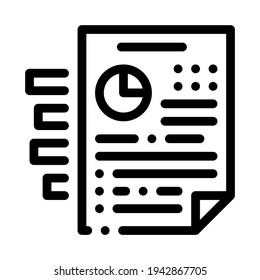 infografía del vector de icono de línea de auditoría. infografía del signo de auditoría. símbolo de contorno aislado ilustración negra
