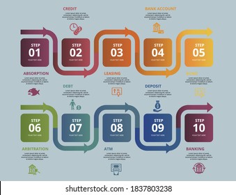 Business Tree Timeline Infographics Vector Illustration Stock Vector ...