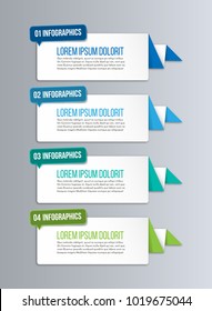 Infographic banner design template.