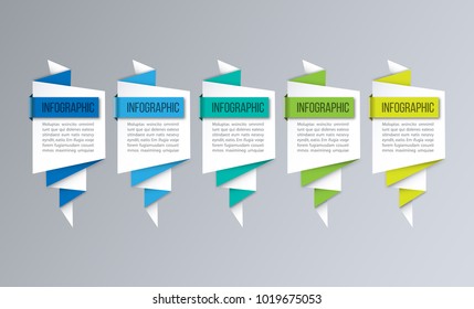 Infographic banner design template.