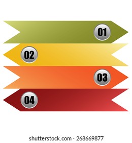 Infographic banner - horizontal lines 
