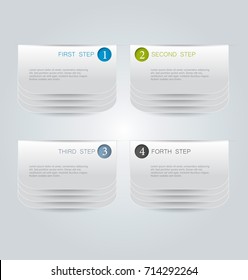 Infographic banner template concept. Abstract business flyer or brochure elements.