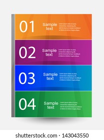 Infographic banner vector design