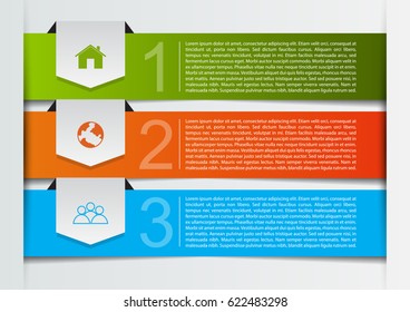 Infographic banner vector design