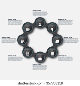 Infographic and banners graphic design, vector illustration eps10