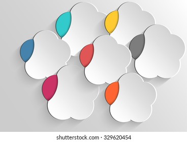 Infographic banners Templates for business . Vector  
flowers  design element.