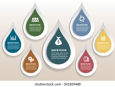 Bannières infographiques Modèles pour entreprise .Création vectorielle 
.