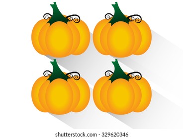 Infographic banners Templates . Vector halloween pumpkin  design element.