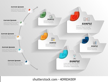 Infographic banners Templates.Vector boat and ship design element.