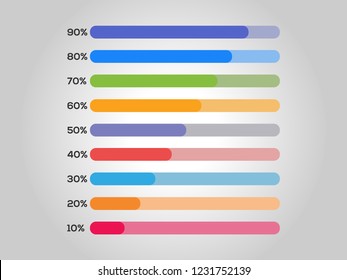 Infographic Bar Chart Can Using For Presentation
