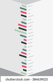 Infographic bar. Vvector illustration